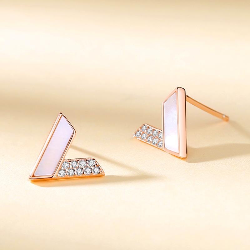 

Танциз стерлингового серебра 925 пробы циркон серьги серьги-капли для женщин подарки на свадьбу розового золота