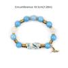 with Pendant Hummingbird Bracelet Elastic Beaded Bracelet Metal Tube Crystal Bracelet  Party Favors