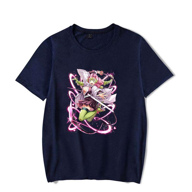 New Hot Anime Print T-shirts Women Men Summer Casual T-shirts O Neck Short-sleeved Kanroji Mitsuri Harajuku T-shirts