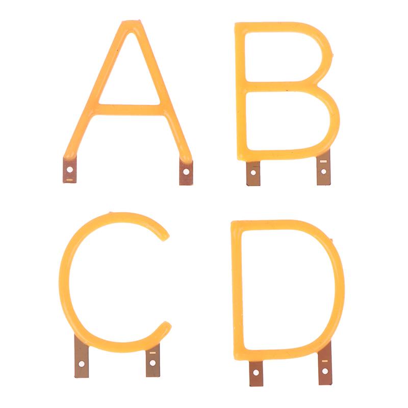 English Letter Filament Cob Led Filament Dc3V Candle Edison Yellow Diodes Party Decoration Light Accessories Diy