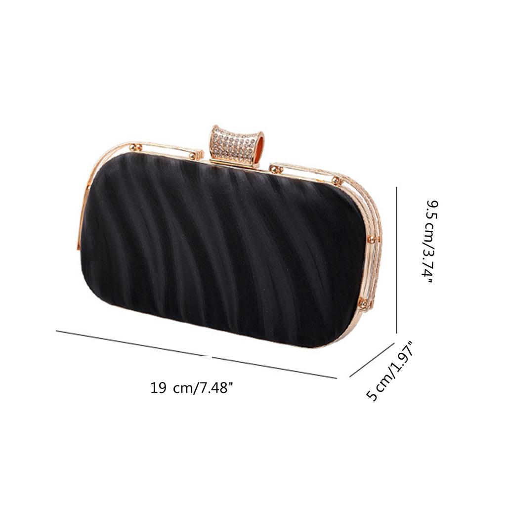 Evening Bag for Women Girl Chain Bag Lady Purse Elegant Party Banquet Wedding Clutch Handbag Female Shoulder Bag
