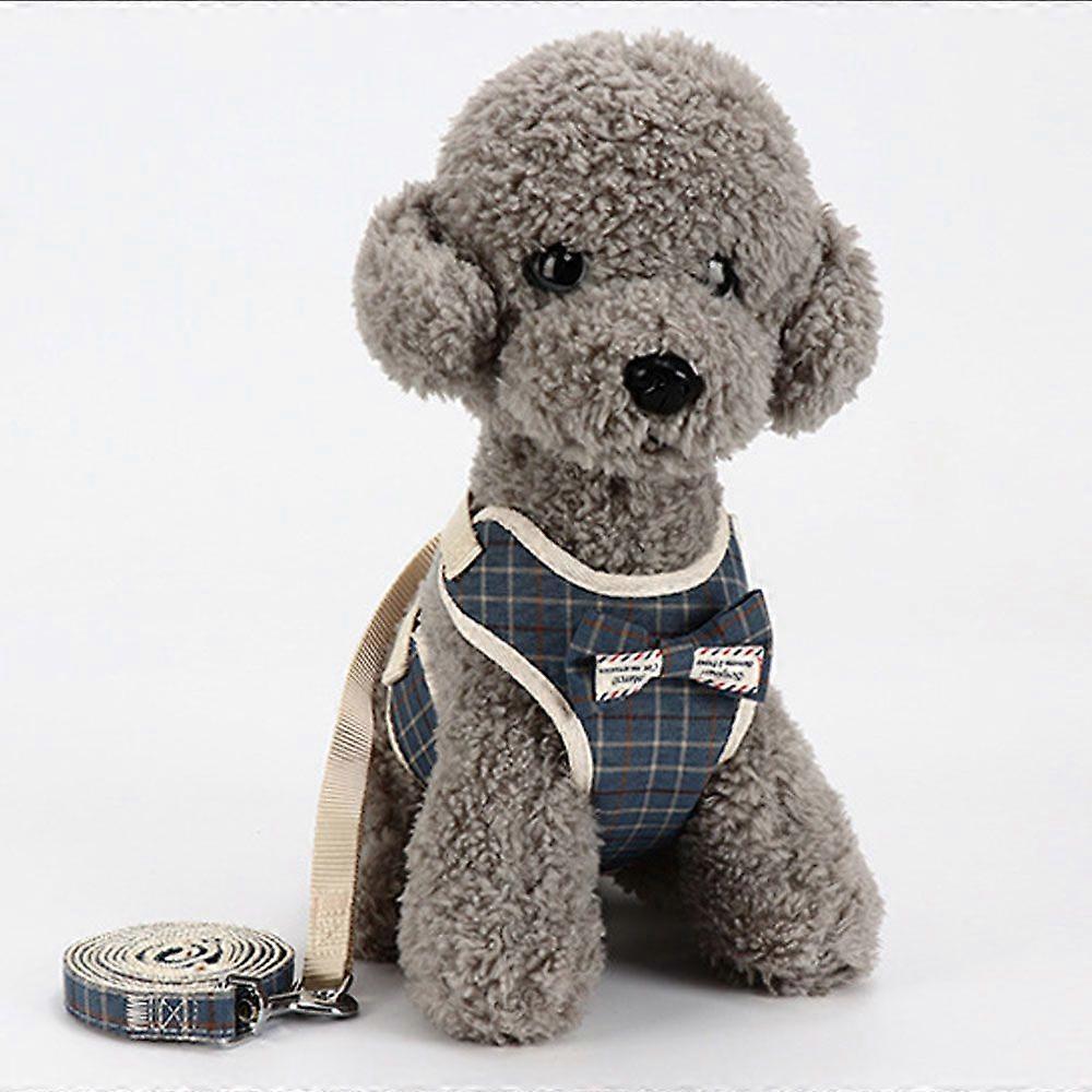 Vest-Type Cat And Dog Traction Rope-Bow Pet Chest Strap