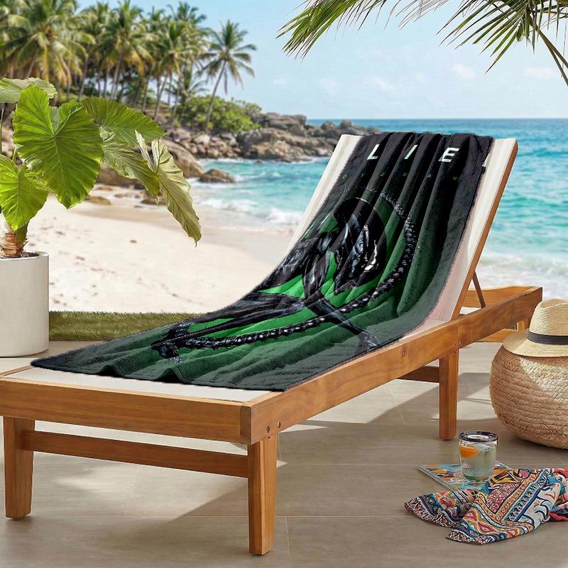 Alien Fashion Beach Towel: Ideal for Summer Adventures Soft, absorbent and quick drying suitable for swimming and bathing