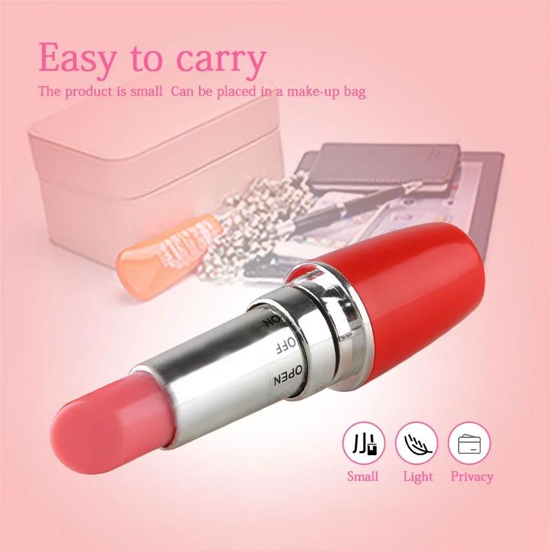 Mini Bullet Vibrator For Women Sex Toys Discreet Lipsticks Vibrating Clitoris Stimulator Lipstick Vibrator Masturbation Sex
