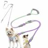 360° Swivel Dual Dog Leash Set Gradient Color Pet Training Lead Dog Running Leash  Dog Supplies