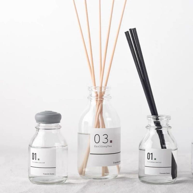 10/30/50pcs mix Reed Diffuser Rattan Stick Black Volatile Synthetic Fiber Sticks Aroma Fragrance for Home Fragrance