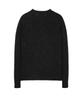 IL CORSO Merino Wool Neff Round Neck Knit Black