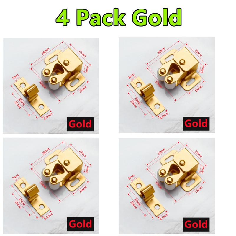New 10-1Pack Magnet Cabinet Catches Door Stop Closer Stoppers Damper Buffer For Wardrobe Hardware Furniture Fittings Accessories