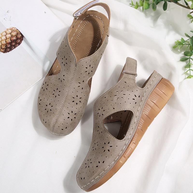 New Style Plus-size Sandals, Breathable Women's Shoes, Laced-up Shoes, Thick-soled Sandals