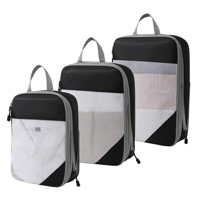 

5 Piece Storage Bags Compression Packing Cube Travel Storage Bag Luggage Clothing Storage Set