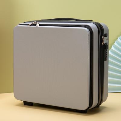 Mini 16 Inch Password Storage Box Front Opening Handheld Luggage Case Makeup Bag Organizer Can Hang Large Case