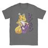 Renamon Side Profile T Shirts Unisexs Cotton Humor Tshirt Crew Neck Tee Shirt Short Sleeve Clothes Original