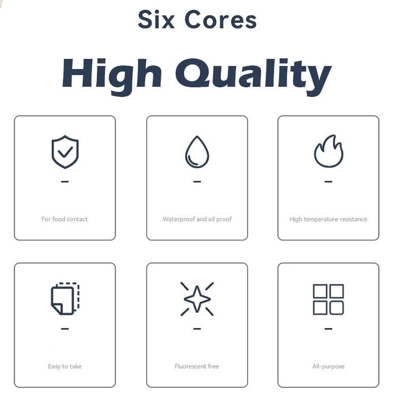 10Pcs/set High Temperature Resistance Disposable Cake Molds Oil Proof Air Fryers Liner Paper Molds