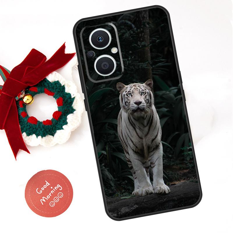 Animal Tiger Funda For OPPO Reno 8 Lite 10 11 12 13 14 Pro 11F 12F 13F 14F OPPO Find X8 X5 X6 X9 Pro Case