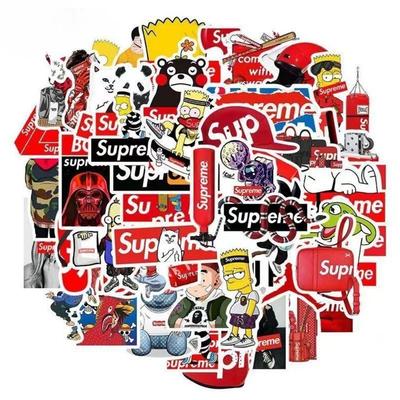 50pcs Cool Stickers Fashion Stickers for Laptop Computer Skateboard Helmet