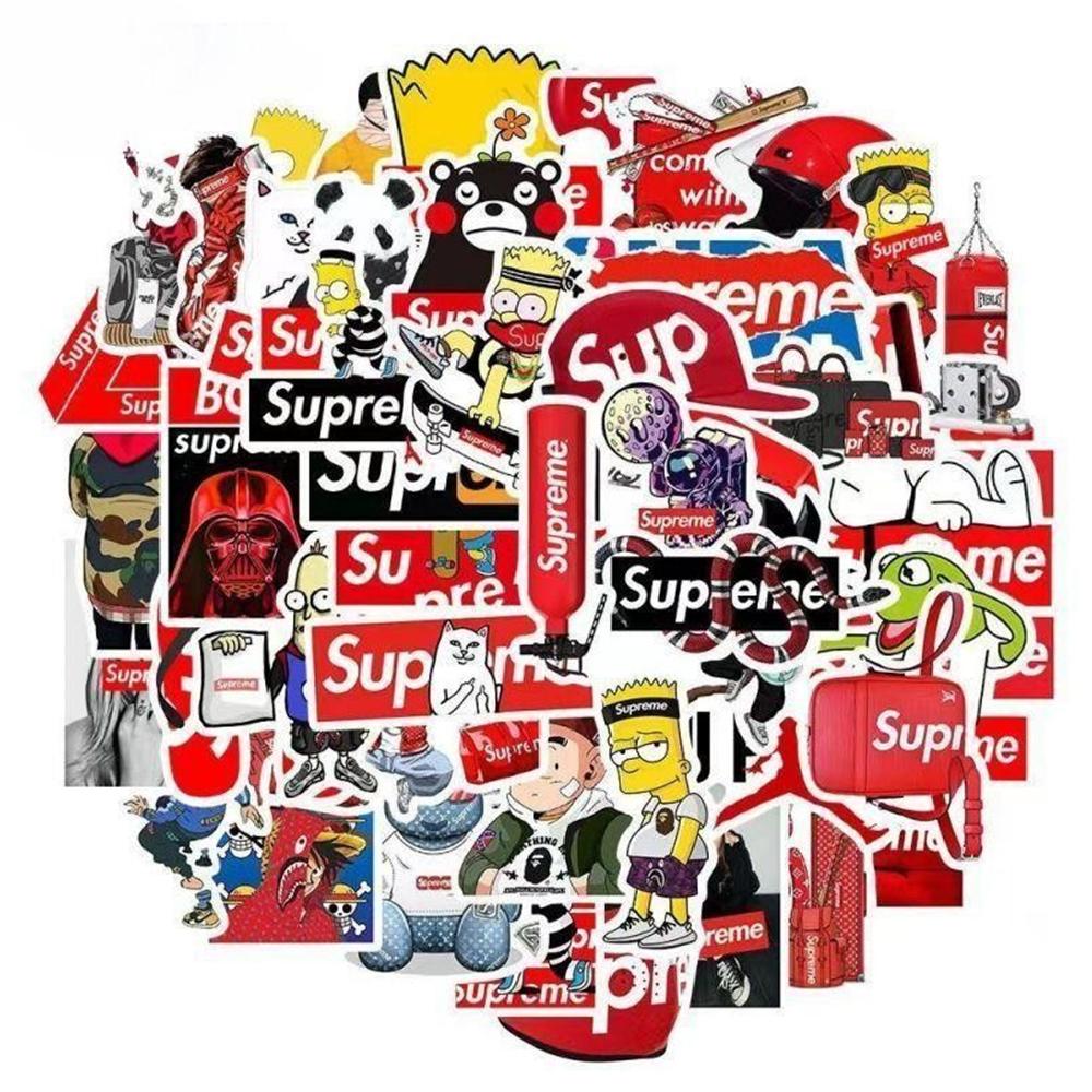

50Pcs Cool Stickers Fashion Stickers For Laptop Computer Skateboard Helmet