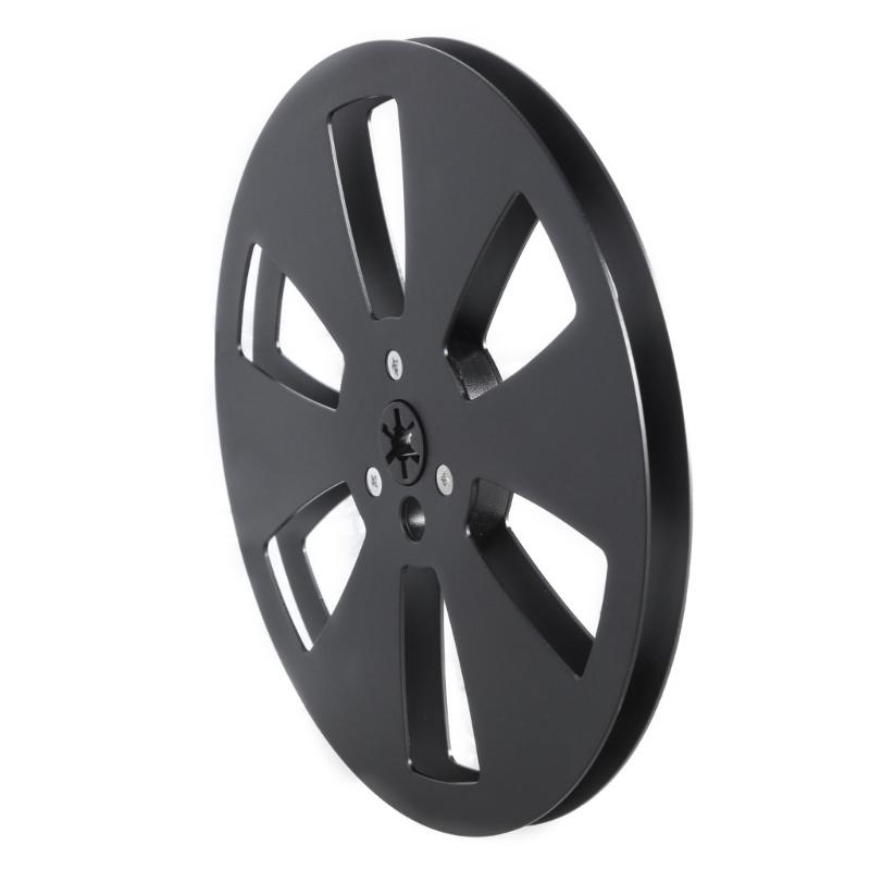 Bobină Golă din Aliaj de Aluminiu 1/4 inch 7 inch pentru Magnetofoane Bobină la Bobină Bobină de Prelevare cu 6 Găuri pentru Deck de Sunet cu Bobină Deschisă