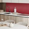 Panel Winylowy Samoprzylepny Z Nadrukiem Do Salonu 100X50 Cm Kolor Burgundowy