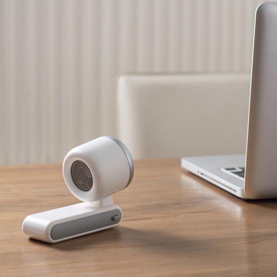 Personal Cooling Fan Digital Display Strong Airflow Low Noise Hand-held Folding High-speed Turbo Fan Hanging Neck Fan