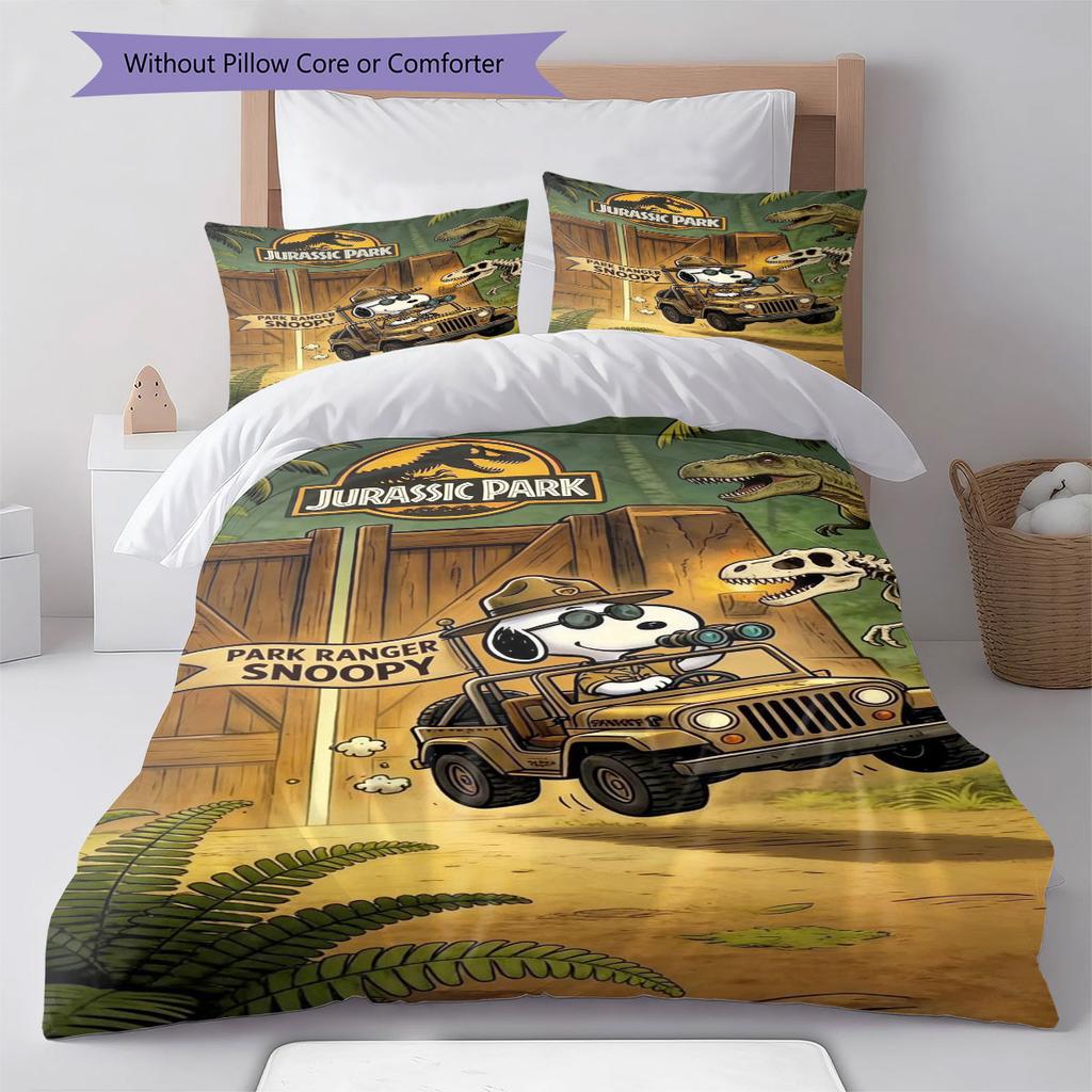 Snoopy Family Portrait Comfortable and Warm Bedding Set The Perfect Choice for Decorating Your Bedroom and Creating A Happy Home