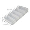 Double Layer Transparents Fishing Baits Organizers with Durability Plastic Construction for Lures Storage
