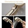 Handheld Shower Head Universal Removable Water Saving Shower Head with 3 Modes
