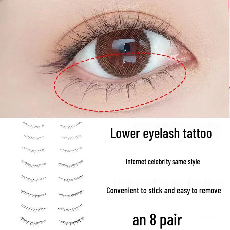 

Trendy Natural False Eyelash Strips & Disposable Eye Tail Stickers