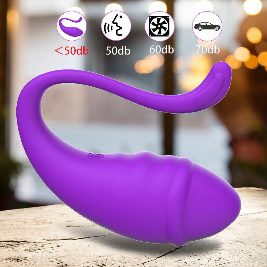 Wireless Bluetooth G Spot Dildo Vibrator for Women APP Remote Control Invisible Wearable Vibrating Egg Clit Stimulate Sex Toys for Adults