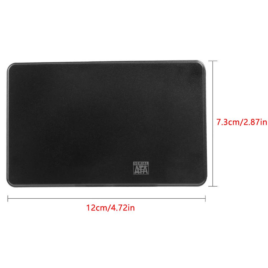 2.5" Tool-Free USB 2.0 SATA SSD/HDD Laptop Enclosure