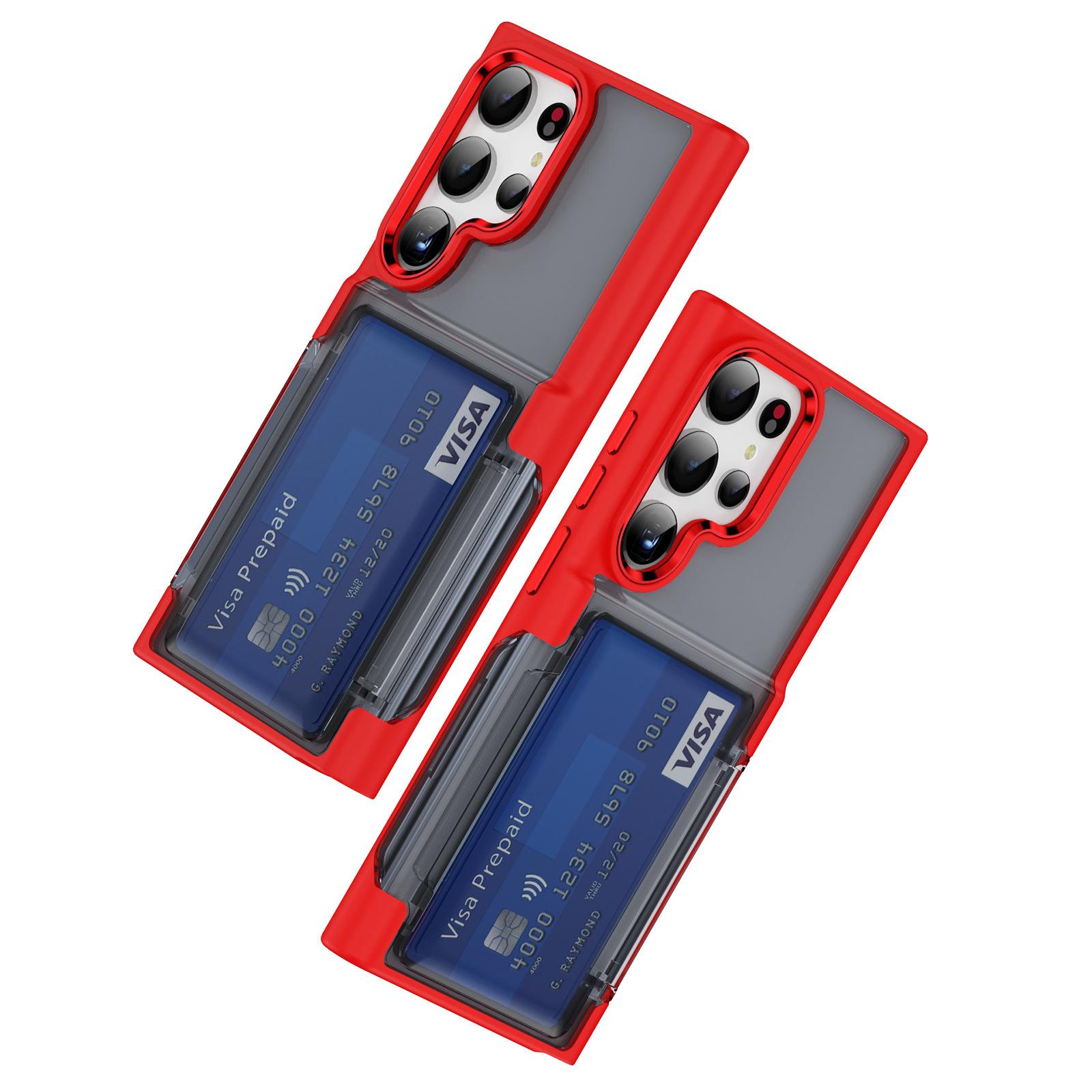 

Phone Case Card Pack 2-in-1 Card Holder for Multifunctional for S24 Ultra for Samsung Phone Case S22 5G