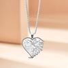 Heart-Shaped Hummingbird Wing Necklace, Made Of Stainless Steel. We Love It, Don'T Miss Out! Suitable For Both Men And Women.