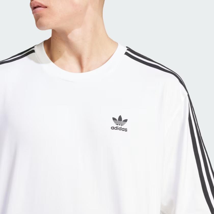 Adidas Adicolor Oversized Tee White Men Streetwear IZ2474