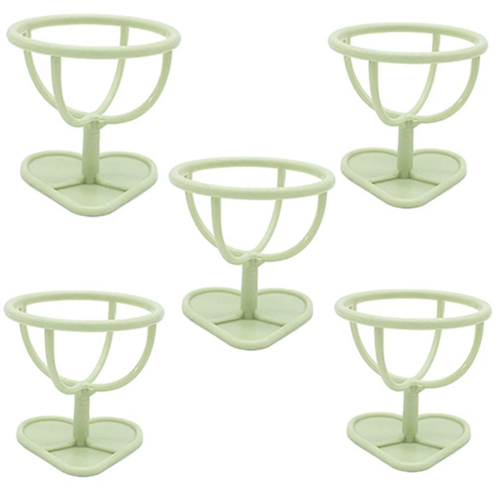 1/3/5Pcs Beauty Makeup Egg Holder Makeup Egg Drying Rack Cute Heart Shaped Makeup Egg Tray for Girls Women Travel Bedroom Dorm