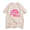 System OfA Down T-shirts  Clothing Vintage Retro Print Tshitrt Streetwear for Men Anf Womens Short Sleeve Graphic T Shirts