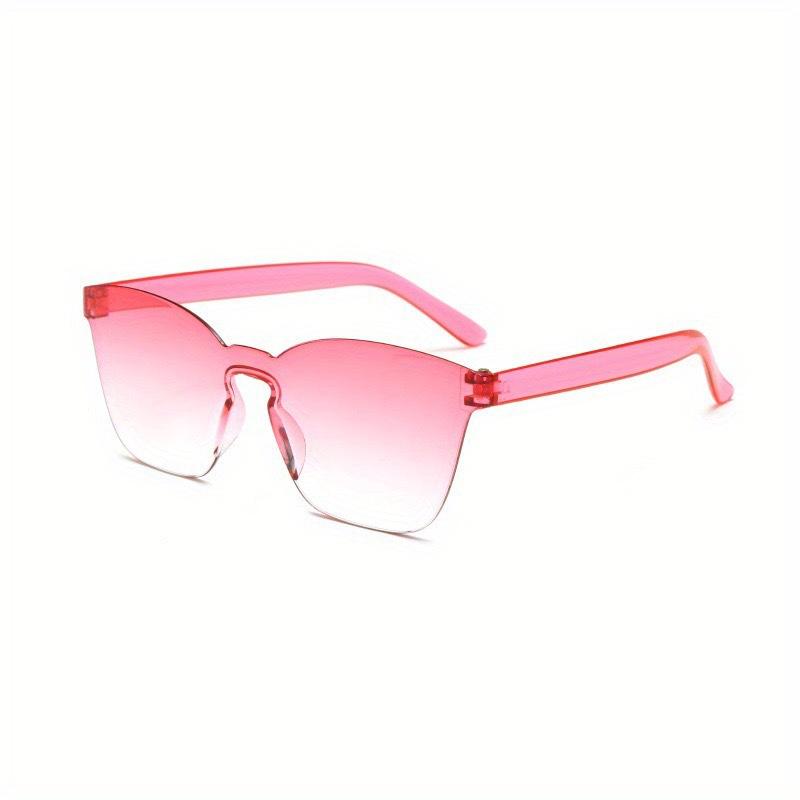 Bonbonfarbene Geburtstagsfeier Foto Regenbogen Sonnenbrille Herren Tanz Lustig Anti-Ultraviolett Einteilige Sonnenbrille Damen