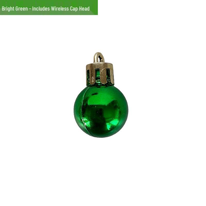 Electroplated 2/2.5cm PS Plastic Christmas Decorative Balls - Shiny & Matte Festive Hanging Ornaments