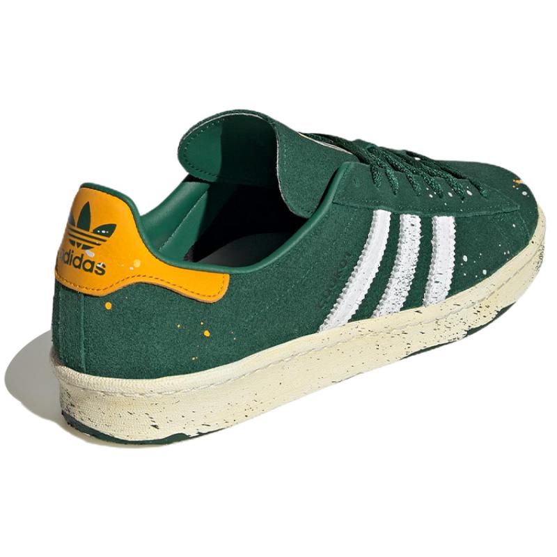 adidas Cook X Adidas Campus 80 'Paint Splatter Dark Green' Sneakers GY7005