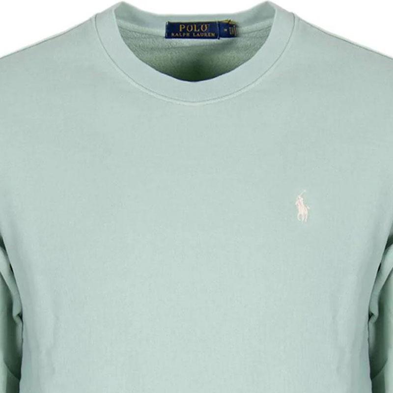 Polo Ralph Lauren Embroidered Logo Crew Neck Pullover Long Sleeve Sweatshirt Men sweatshirt Green 710916689-012
