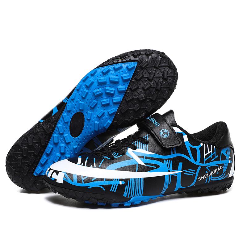 30-37 Cheap Kids Soccer Shoes Short Nails TF Long Nails Velcro AG Artificial Turf Training Youth Soccer Shoes