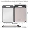 Dual-Sided Titanium & Stainless Steel Cutting Board with Wheat Straw 304