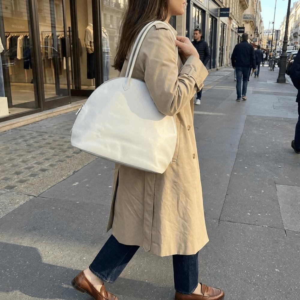 Versatile Style Shell Shoulder Bag Soft Handheld Shoulder Bag New PU Leather Tote Bag  Shopping Bag
