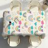 Lovely Rainbow Table Cloth Party Decor Dining Room Home Kitchen Patios Waterproof Stain-Proof Table Cloth