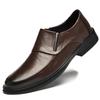 Men's Cross-Grain Cowhide Formal Leather Shoes for Autumn - Business, Casual, Wedding, or Dad's Style