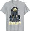 Camisetas Workout Skeleton Deadlift Gym Training Exercise Pure Cotton Short Sleeve Goth Streetwear Graphic T Shirts