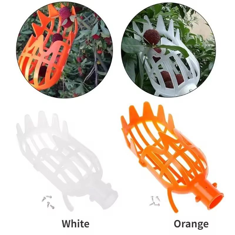 1pc High-altitude Fruit Picker Loquat Bayberry Lightweight Plastic Garden Fruit Picking Tool Harvester Catcher for Hand Peach, Plum, Jujube