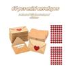 30/60 Stück Kleine Umschläge Mit Herz-Aufklebern Liebesbotschaftskarten Für Hochzeiten, Valentinstagsgeschenke Für Freund, Freundin