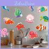 Geburtstags-Wandkunst zum Thema Meeresleben für Kinder Mit Seestern Schildkröten Haie Design Für Event-Dekoration