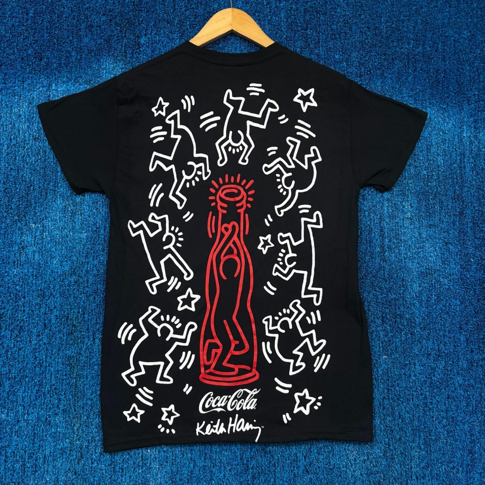Keith Haring x Coca-Cola Popart T-Shirt Size Small Unisex T-Shirt M