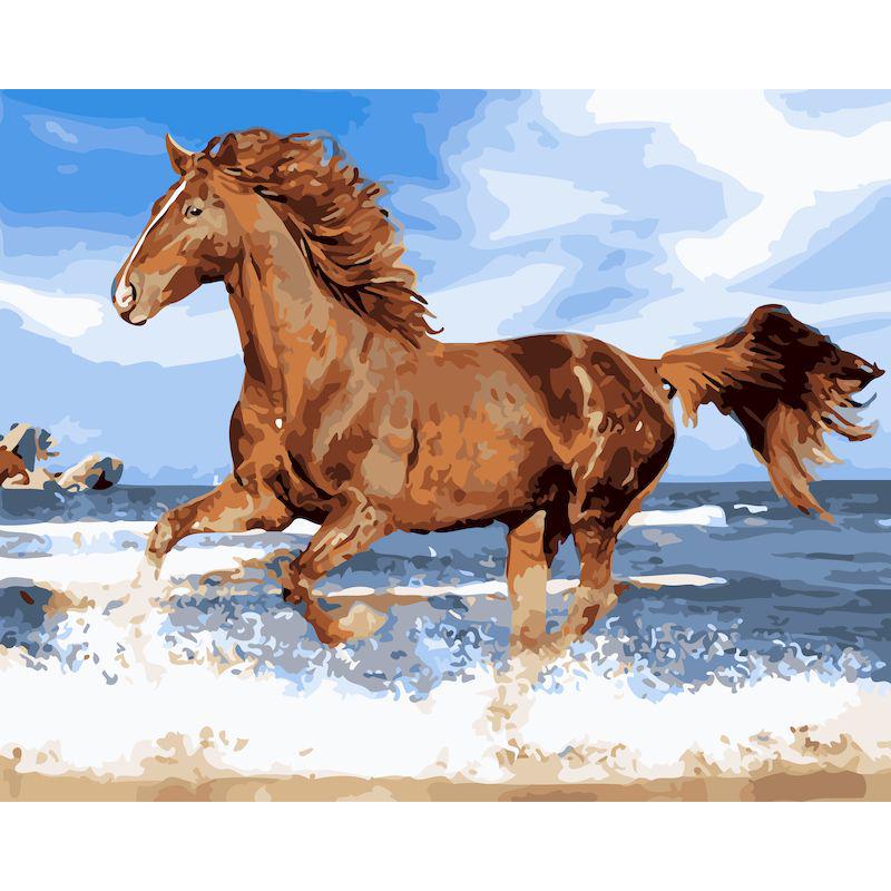 Frameless Digital Oil Painting for Entrance Hall - 40x50 Pigment Kit.