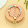 Dopamine glass beaded lion bracelet summer new girlfriend bracelet sweet small fresh candy color women's jewelry